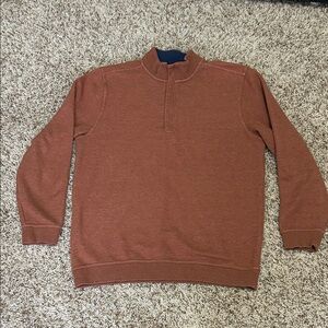 Walter Hagen Men's Copper Zip Up Top